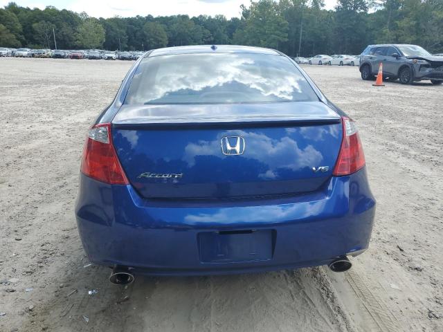 1HGCS2B85AA010395 - 2010 HONDA ACCORD EXL BLUE photo 6