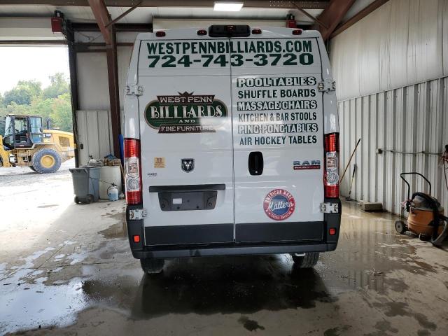 3C6TRVDG9LE118476 - 2020 RAM PROMASTER 2500 HIGH თეთრი ფოტო 6