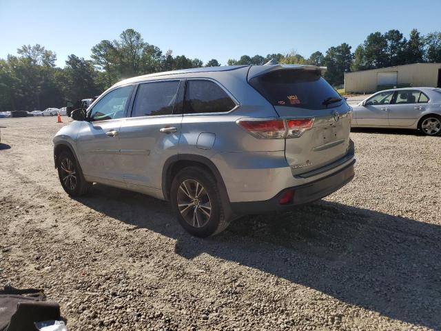 5TDJKRFH2GS251089 - 2016 TOYOTA HIGHLANDER XLE SILVER photo 2