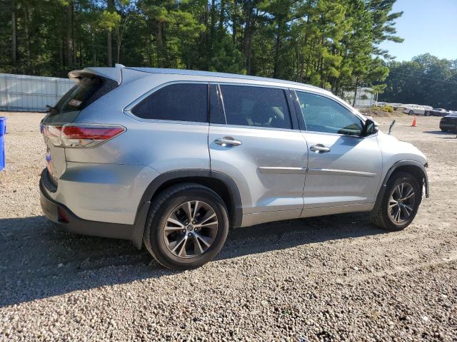 5TDJKRFH2GS251089 - 2016 TOYOTA HIGHLANDER XLE SILVER photo 3