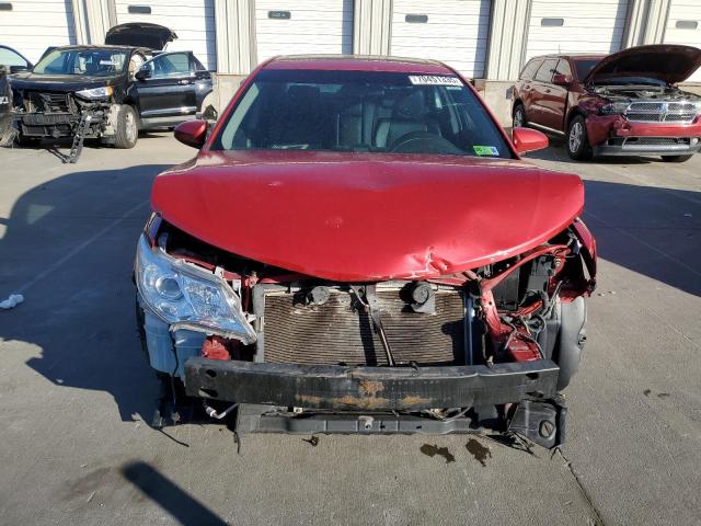 4T1BF1FK7CU626854 - 2012 TOYOTA CAMRY BASE RED photo 5