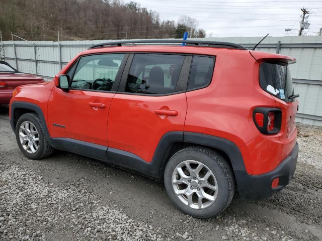 ZACCJABT5GPC54735 - 2016 JEEP RENEGADE LATITUDE RED photo 2