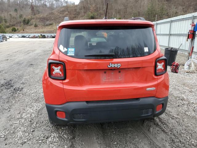 ZACCJABT5GPC54735 - 2016 JEEP RENEGADE LATITUDE RED photo 6