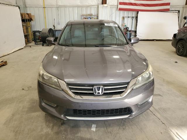 1HGCR2F86DA142057 - 2013 HONDA ACCORD EXL ნაცრისფერი ფოტო 5