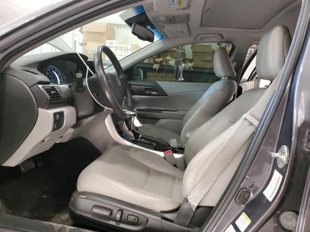 1HGCR2F86DA142057 - 2013 HONDA ACCORD EXL ნაცრისფერი ფოტო 7