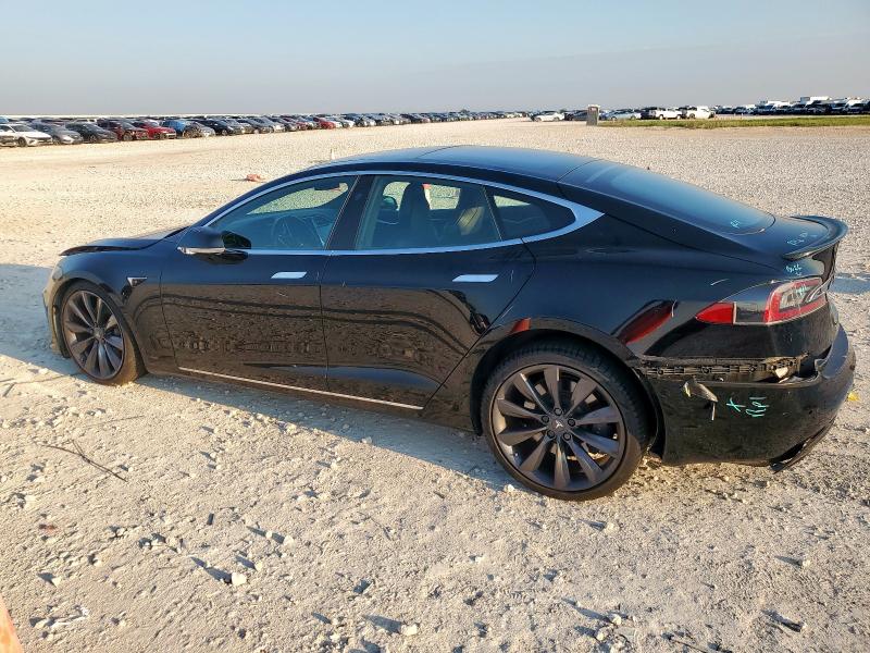 5YJSA1E20HF185430 - 2017 TESLA MODEL S Սև լուսանկար 2
