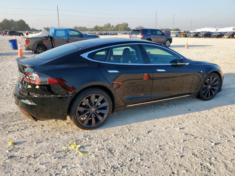 5YJSA1E20HF185430 - 2017 TESLA MODEL S Սև լուսանկար 3