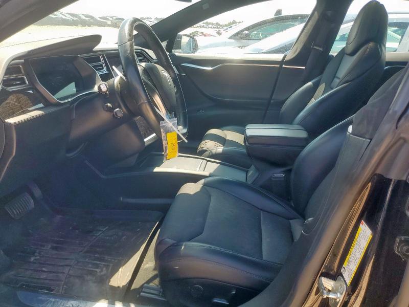 5YJSA1E20HF185430 - 2017 TESLA MODEL S Սև լուսանկար 7