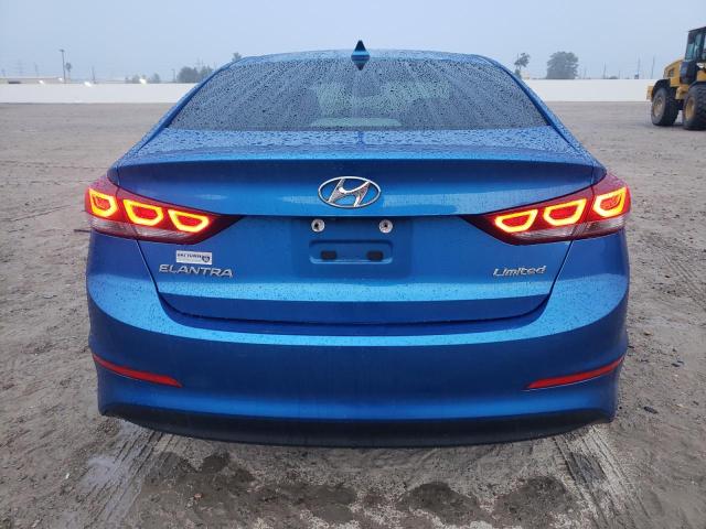 5NPD84LF0HH150920 - 2017 HYUNDAI ELANTRA SE BLUE photo 6