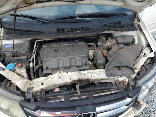 5FNRL5H69EB102345 - 2014 HONDA ODYSSEY EXL WHITE photo 12