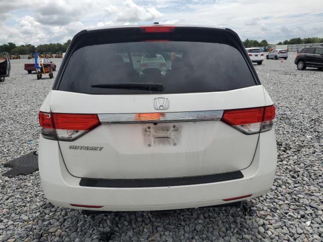 5FNRL5H69EB102345 - 2014 HONDA ODYSSEY EXL WHITE photo 6