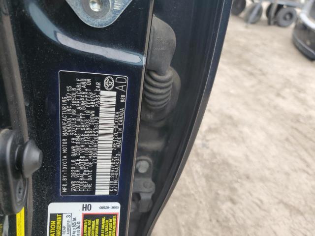 2T1BURHE2GC536479 - 2016 TOYOTA COROLLA L BLACK photo 13