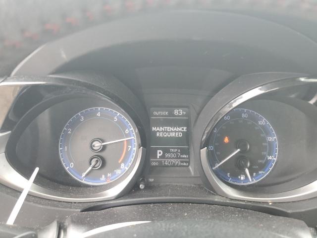 2T1BURHE2GC536479 - 2016 TOYOTA COROLLA L BLACK photo 9