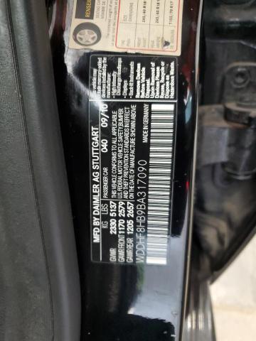 WDDHF8HB9BA317090 - 2011 MERCEDES-BENZ E 350 4MATIC BLACK photo 12