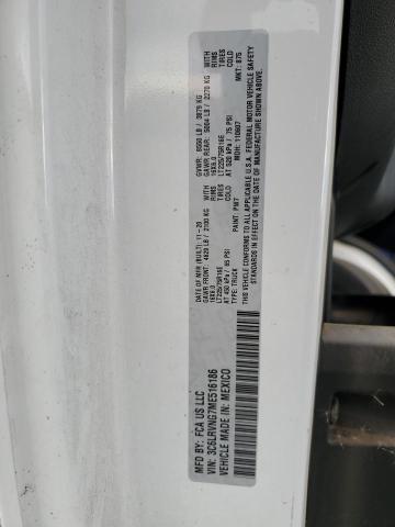 3C6LRVNG7ME516186 - 2021 RAM PROMASTER 1500 STANDARD WHITE photo 14