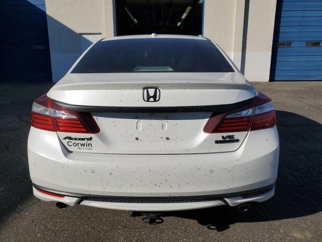 1HGCR3F99GA020196 - 2016 HONDA ACCORD TOURING WHITE photo 6