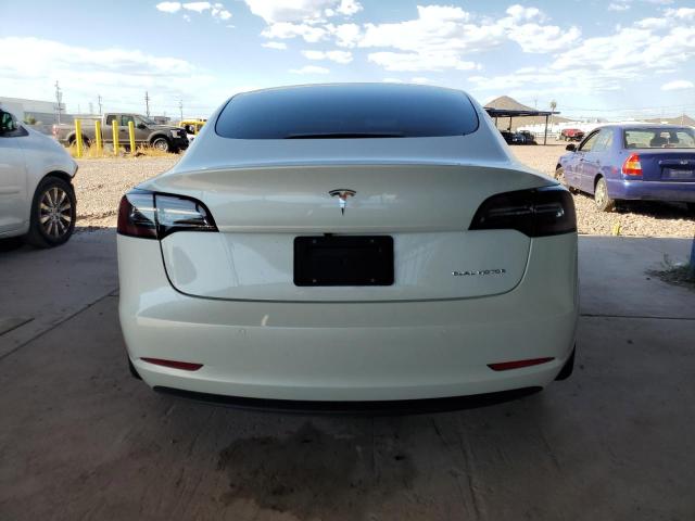 5YJ3E1EB3NF111312 - 2022 TESLA MODEL 3 WHITE photo 6