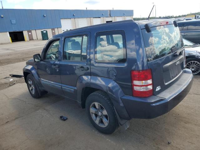 1J8GP28K78W203786 - 2008 JEEP LIBERTY SPORT BLUE photo 2