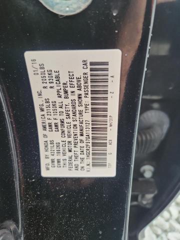 1HGCR2F57GA113127 - 2016 HONDA ACCORD SPORT 黑色 照片 12