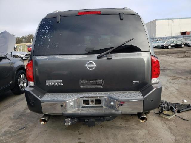 5N1AA08A84N731603 - 2004 NISSAN ARMADA SE GRAY photo 6