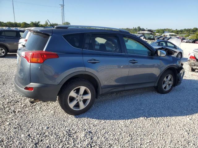 JTMRFREV0DD005163 - 2013 TOYOTA RAV4 XLE BLUE photo 3