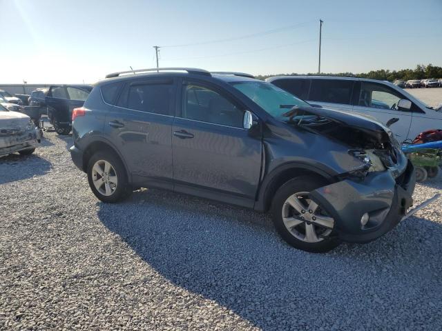 JTMRFREV0DD005163 - 2013 TOYOTA RAV4 XLE BLUE photo 4