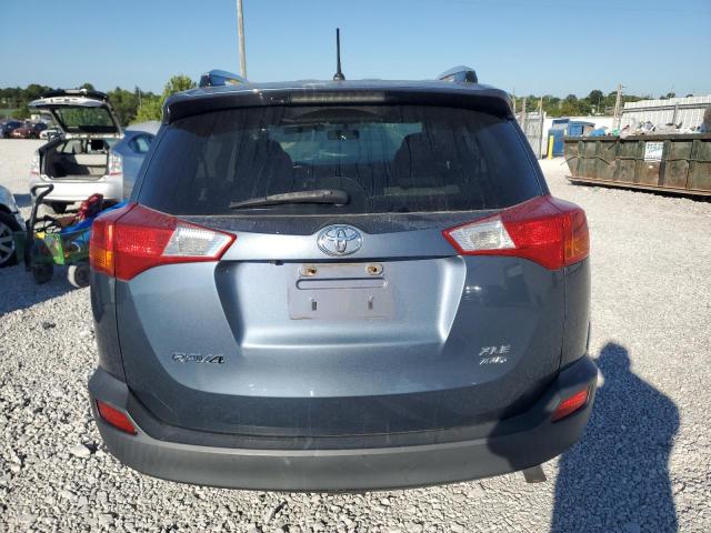 JTMRFREV0DD005163 - 2013 TOYOTA RAV4 XLE BLUE photo 6