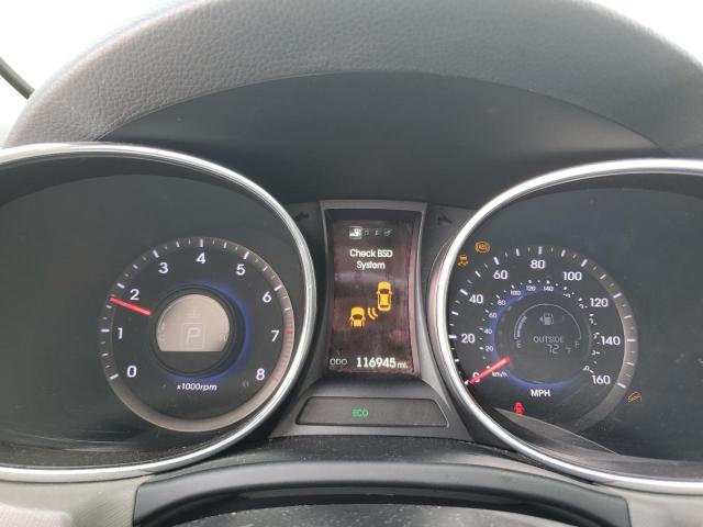 5XYZU3LB6GG318557 - 2016 HYUNDAI SANTA FE SPORT BLACK photo 9