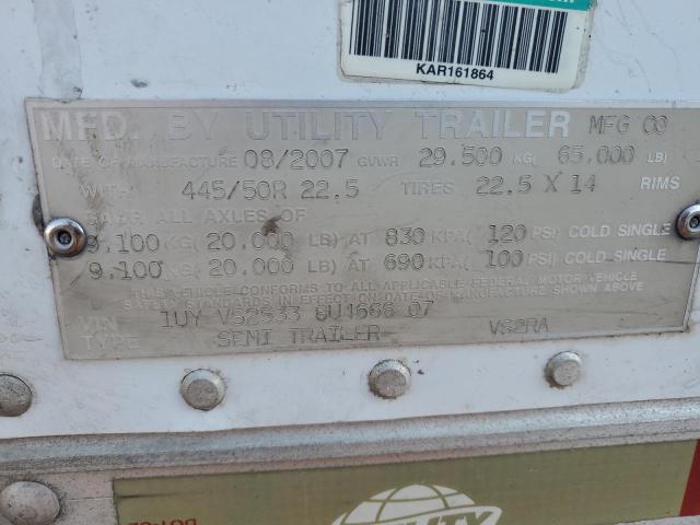 1UYVS25338U466607 - 2008 UTILITY TRAILER WHITE photo 10