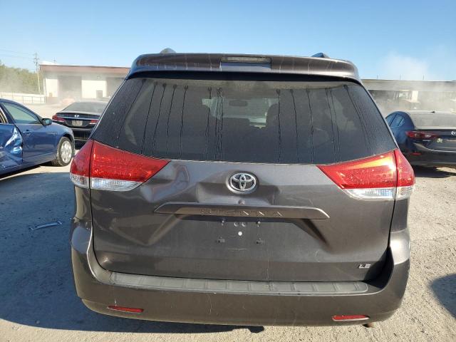 5TDKK3DC0DS302965 - 2013 TOYOTA SIENNA LE GRAY photo 6