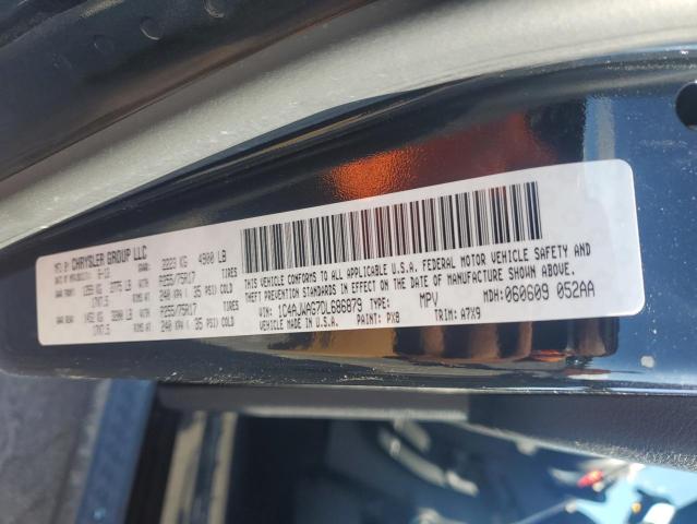 1C4AJWAG7DL686879 - 2013 JEEP WRANGLER SPORT შავი ფოტო 14