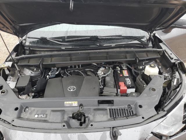 5TDHZRBH9NS196797 - 2022 TOYOTA HIGHLANDER XLE GRAY photo 12
