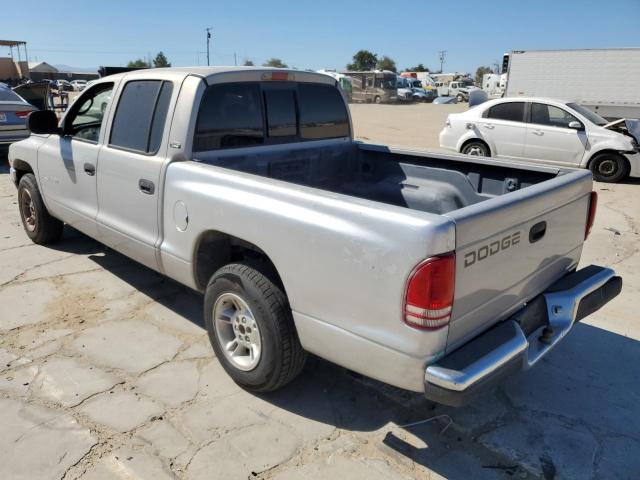 1B7GL2AN6YS688534 - 2000 DODGE DAKOTA QUAD GRAY photo 2