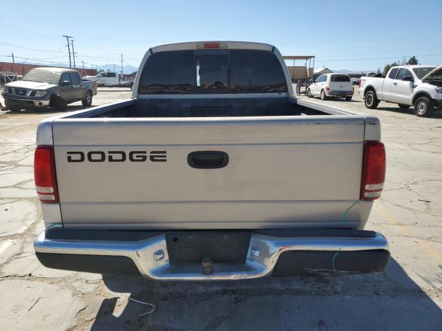 1B7GL2AN6YS688534 - 2000 DODGE DAKOTA QUAD GRAY photo 6