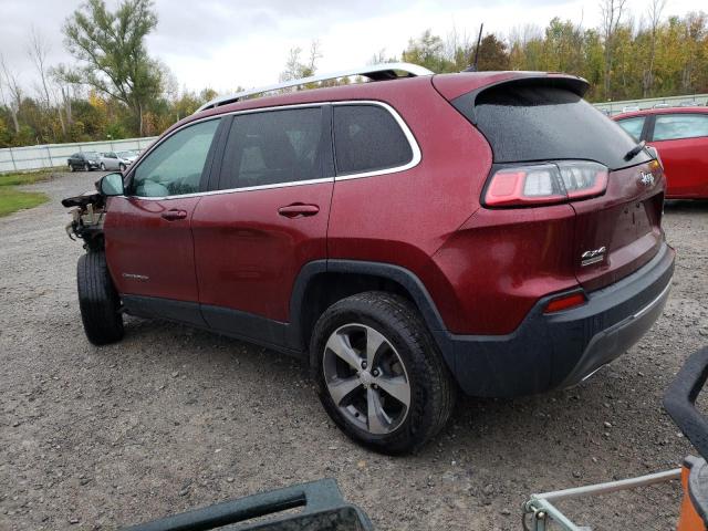 1C4PJMDN1KD213012 - 2019 JEEP CHEROKEE LIMITED RED photo 2