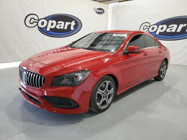 WDDSJ4EB3JN615286 - 2018 MERCEDES-BENZ CLA 250 RED photo 1