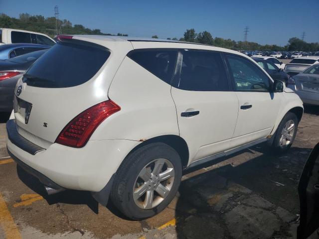 JN8AZ08T07W502558 - 2007 NISSAN MURANO SL WHITE photo 3