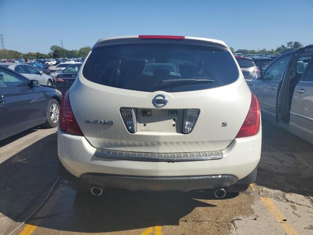 JN8AZ08T07W502558 - 2007 NISSAN MURANO SL WHITE photo 6