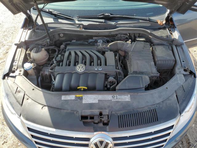 WVWGU7AN3FE821272 - 2015 VOLKSWAGEN CC VR6 4MOTION GRAY photo 11