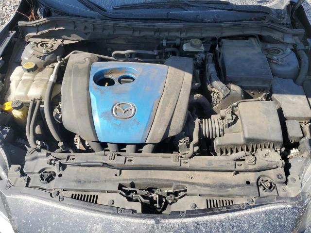 JM1BL1W71D1762800 - 2013 MAZDA 3 I GRAY photo 11