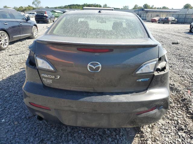 JM1BL1W71D1762800 - 2013 MAZDA 3 I GRAY photo 6