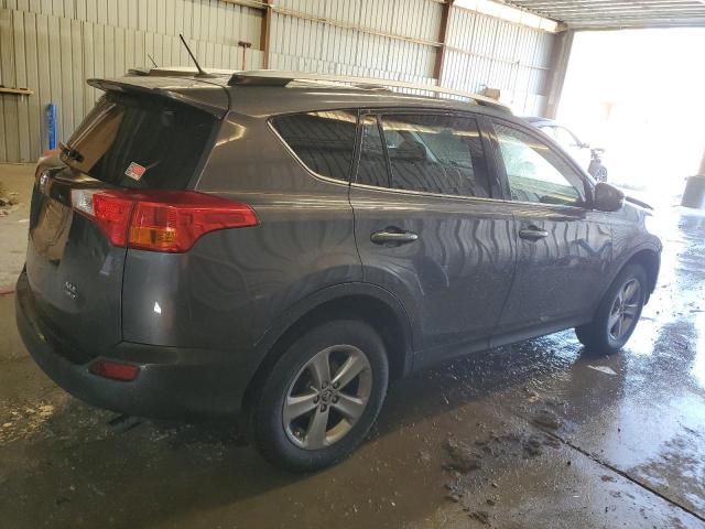 JTMRFREV4FD134137 - 2015 TOYOTA RAV4 XLE GRAY photo 3