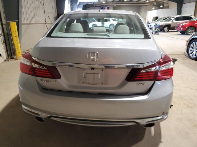 1HGCR3F80GA016464 - 2016 HONDA ACCORD EXL SILVER photo 6