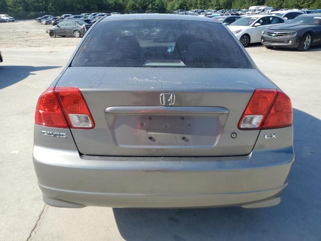 JHMES16545S007066 - 2005 HONDA CIVIC LX 灰色 照片 6