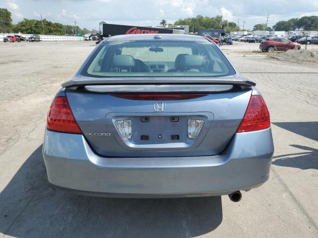 1HGCM56817A004852 - 2007 HONDA ACCORD EX BLUE photo 6