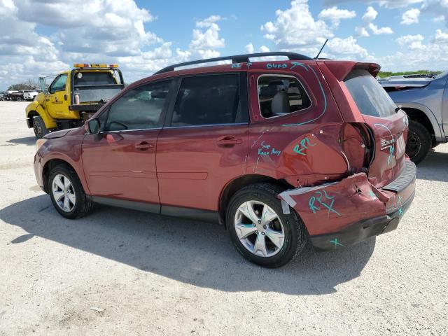 JF2SJAHC9FH435783 - 2015 SUBARU FORESTER 2.5I LIMITED RED photo 2