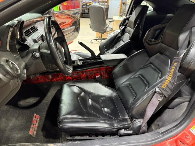 2G1FT1EW0A9147486 - 2010 CHEVROLET CAMARO SS ORANGE photo 9