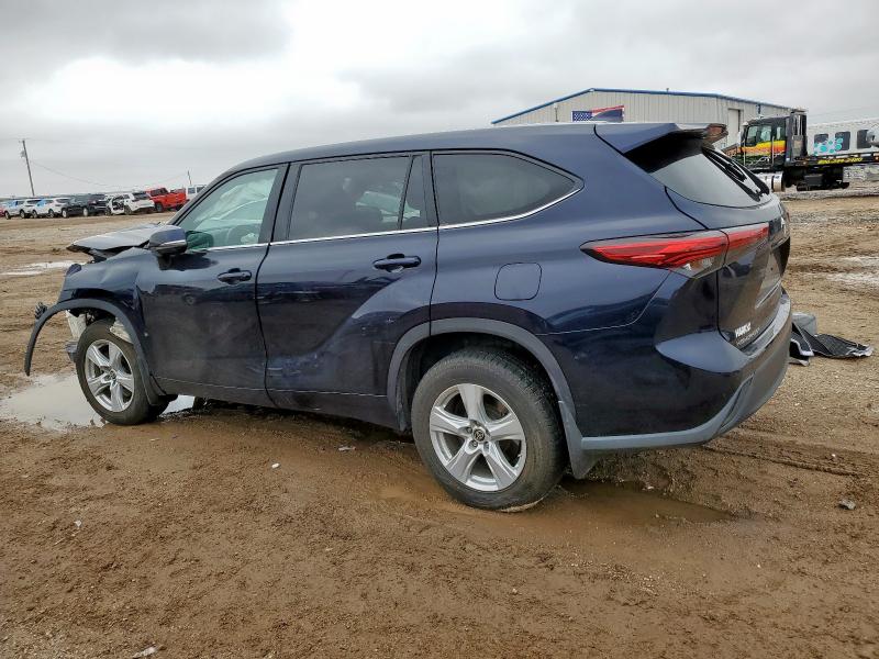5TDBZRBH8LS042987 - 2020 TOYOTA HIGHLANDER L 蓝色 照片 2