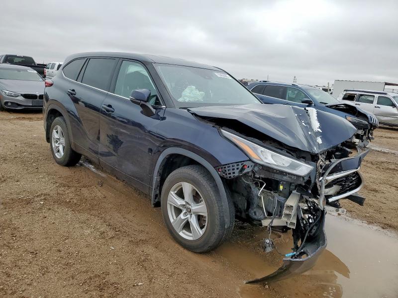 5TDBZRBH8LS042987 - 2020 TOYOTA HIGHLANDER L 蓝色 照片 4