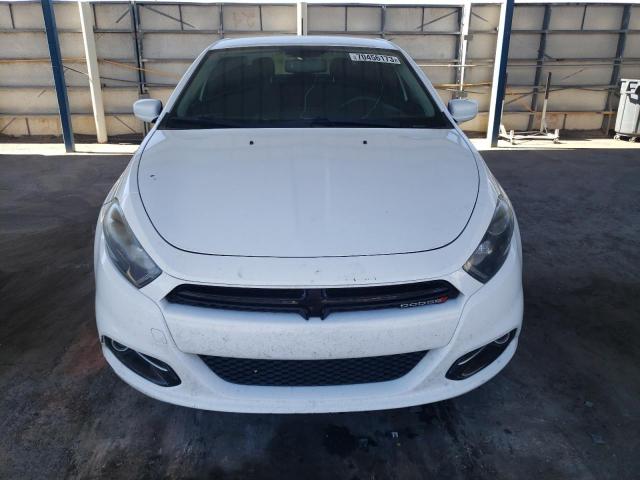 1C3CDFBA7DD333857 - 2013 DODGE DART SXT WHITE photo 5